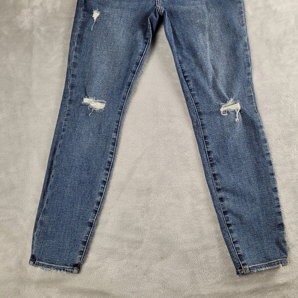 Pistola Women's Jeans Skinny Blue Distressed Size 29 (fit 30x27 ) - Picture 3 of 12